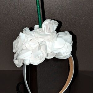 New whip cream with straw coffee headpiece clip costume Halloween